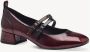 Tamaris Bordeaux Blokhak Pumps Red Dames - Thumbnail 3