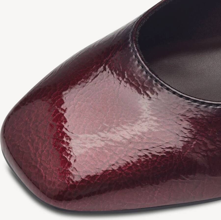 tamaris Bordeaux Blokhak Pumps Red Dames