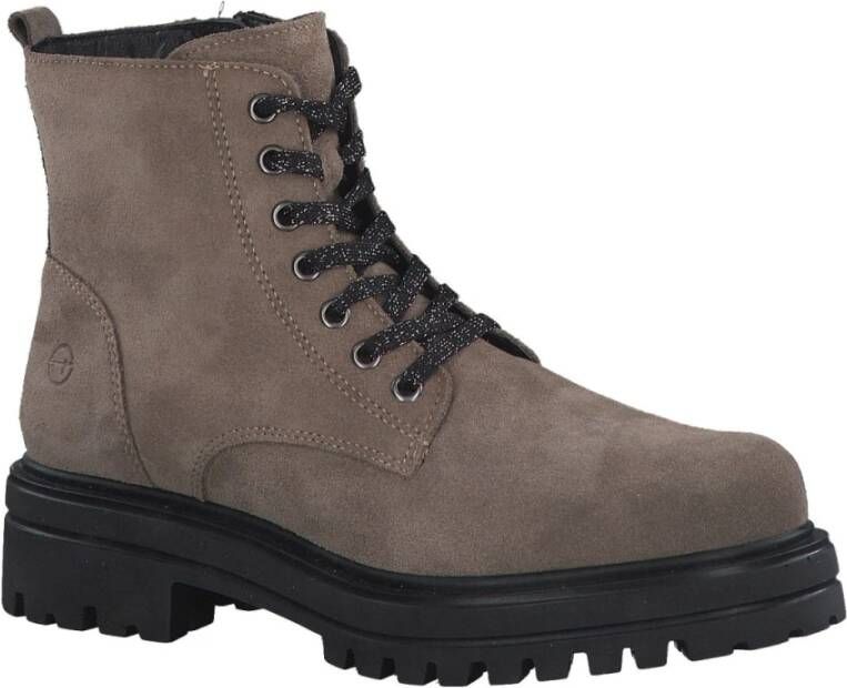 tamaris Bruine Gesloten Booties voor Dames Brown Dames