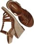 Tamaris Comfortabele sleehak sandalen met stijlvolle details Brown Dames - Thumbnail 10