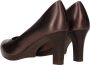 Tamaris Bruine Glanzende Pump met Comfortabele Hak Brown - Thumbnail 10