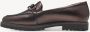 Tamaris Metallic Loafer voor Dames Brown Dames - Thumbnail 12