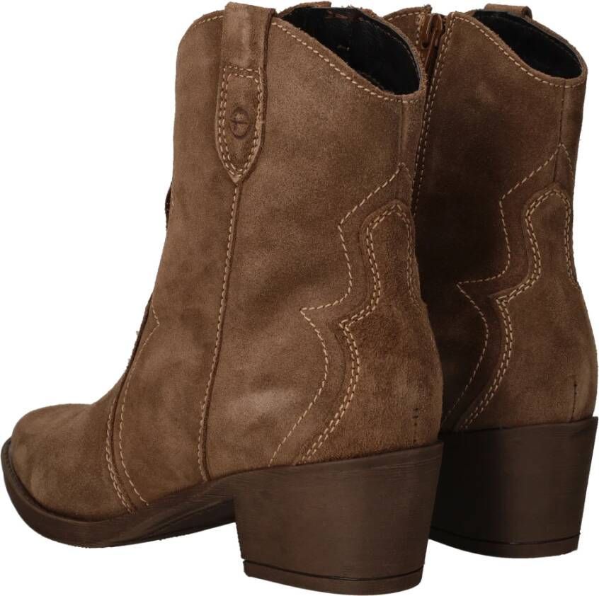 tamaris Bruine Westernlaars met 5 cm hak Brown Dames