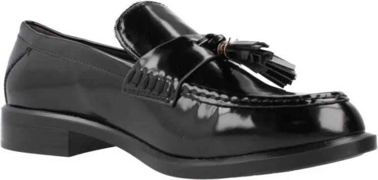 tamaris Casual platte loafers schoenen Black Dames