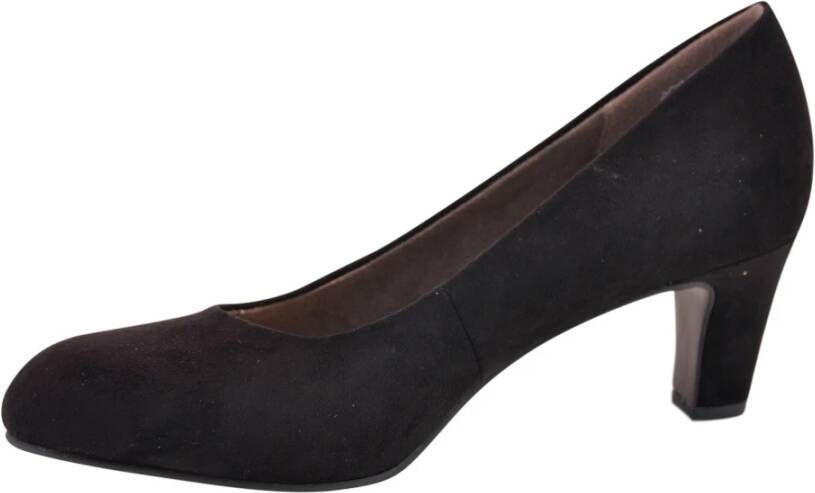 tamaris Elegante Bruine Marmerpatroon Schoenen Black Dames