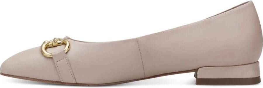 tamaris Elegante Gesloten Ballerina`s in Beige Dames