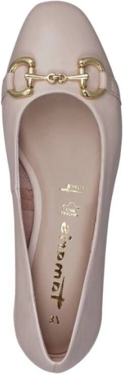 tamaris Elegante Gesloten Ballerina`s in Beige Dames