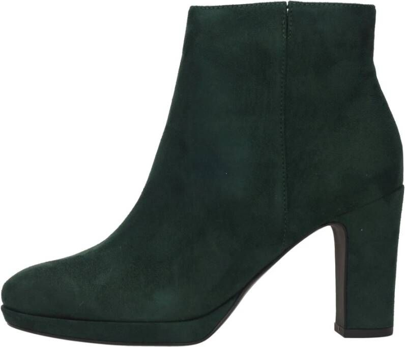 tamaris Elegante Groene Vegan Enkellaars met Rits Groen Dames