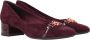 Tamaris Elegante Merlot Rode Leren Pump Red Dames - Thumbnail 6