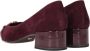 Tamaris Elegante Merlot Rode Leren Pump Red Dames - Thumbnail 8