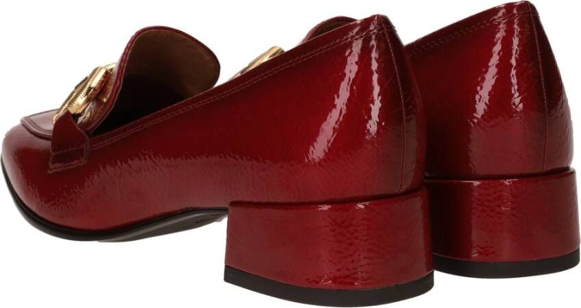 tamaris Elegante rode leren pump Red Dames