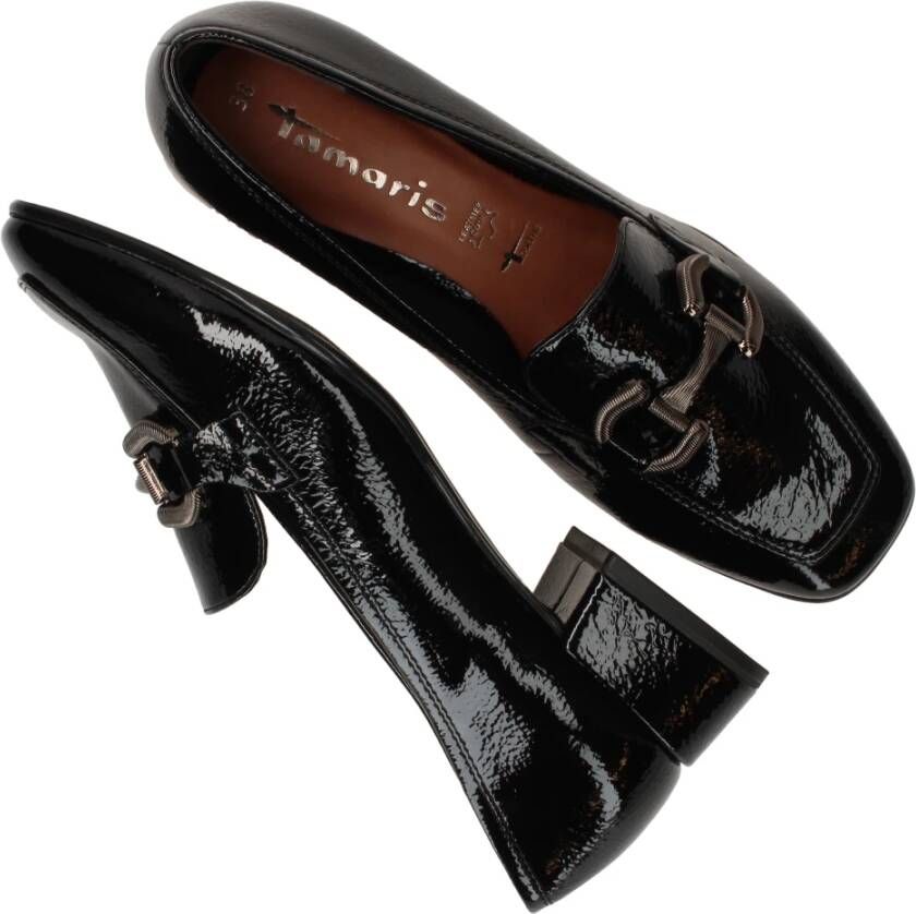 tamaris Elegante Zwarte Pump met Comfortabele Hak Black Dames