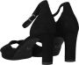 Tamaris Elegante Zwarte Sandalette Vegan Voetbed Hak Black Dames - Thumbnail 8