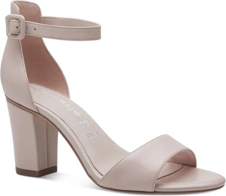 tamaris Flat Sandals Beige Dames