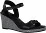 Tamaris Flat Sandals Black Dames - Thumbnail 3