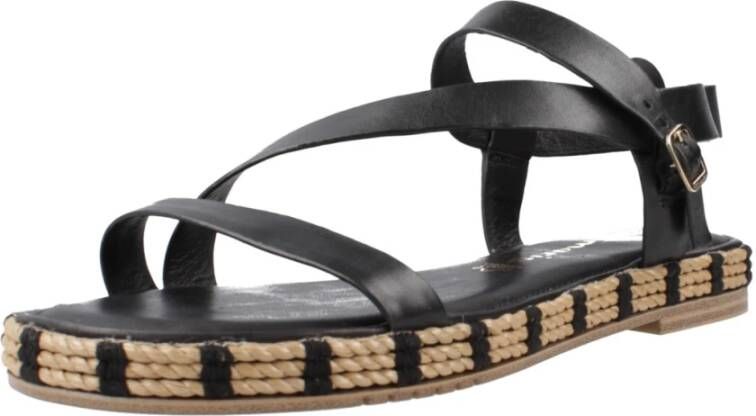 tamaris Zomer Platte Sandalen Vrouwen Stijlvol Black Dames