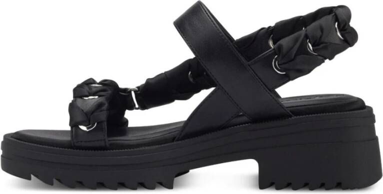 tamaris Flat Sandals Zwart Dames