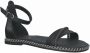 Tamaris Casual Low Heels Stijlvolle en Comfortabele Sandalen Black Dames - Thumbnail 2