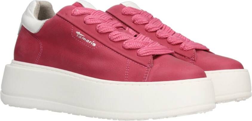 tamaris Fuchsia Platform Sneakers Pink Dames