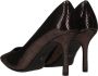 Tamaris Glimmende Zwarte Bruine Pumps met Metallic Finish Black Dames - Thumbnail 8