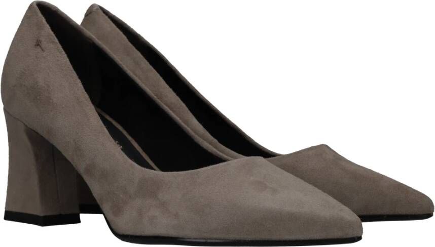 tamaris Grijze Suède Pumps Gray Dames