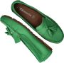 Tamaris Groene leren loafers voor dames Green Dames - Thumbnail 7