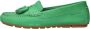 Tamaris Groene leren loafers voor dames Green Dames - Thumbnail 10