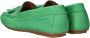 Tamaris Groene leren loafers voor dames Green Dames - Thumbnail 14