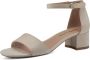 Tamaris Beige Elegante Platte Sandalen voor Vrouwen Beige Dames - Thumbnail 78