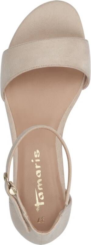 tamaris High Heel Sandals Beige Dames