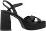 Tamaris Zwarte elegante platte sandalen voor vrouwen Black Dames - Thumbnail 10