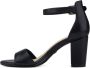 Tamaris Zwarte Leren Hoge Hak Sandalen Black Dames - Thumbnail 53