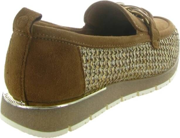 tamaris Hoge Lage Dames Schoenen Tropez Stijl Brown Dames