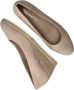 Tamaris Pumps met sleehak beige Leer Dames - Thumbnail 9