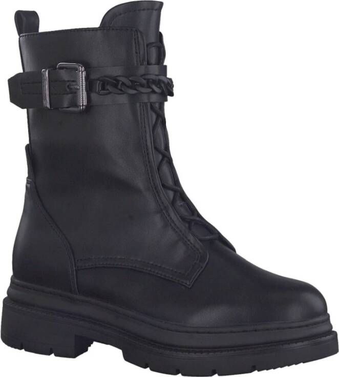 tamaris Klassieke zwarte veterschoenen Black Dames