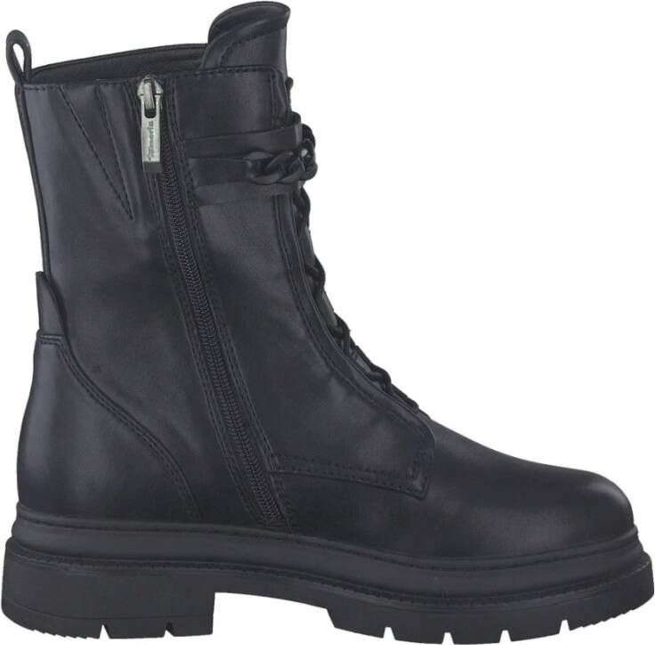 tamaris Klassieke zwarte veterschoenen Black Dames