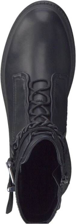 tamaris Klassieke zwarte veterschoenen Black Dames