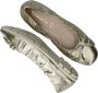 Tamaris Metallic leren ballerina schoenen Yellow - Thumbnail 7