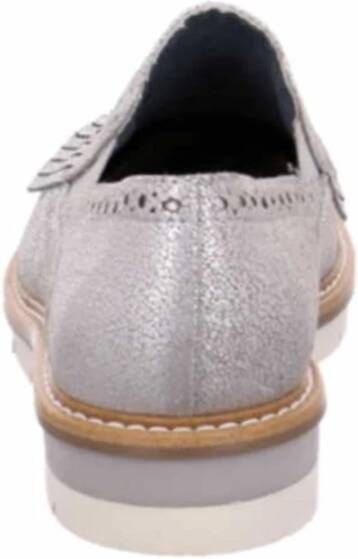 tamaris Metallic Slipper Gray Dames