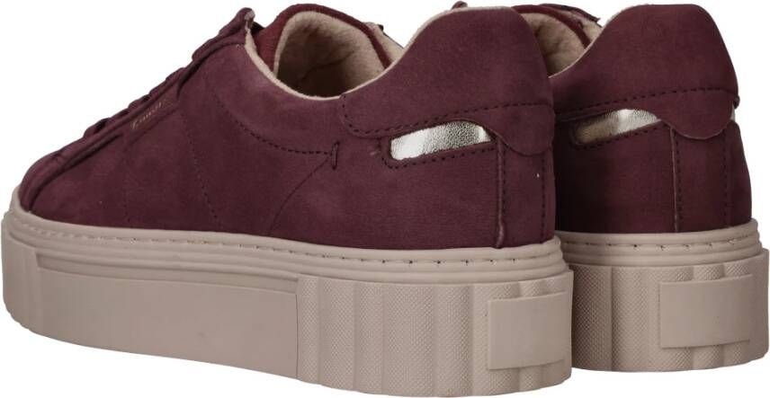 tamaris Paarse Platform Sneakers Purple Dames