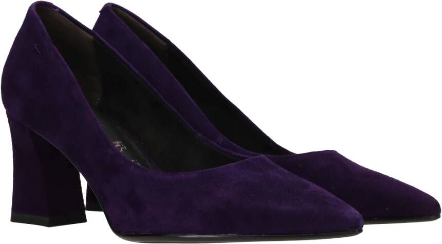 tamaris Paarse Suède Pumps Purple Dames