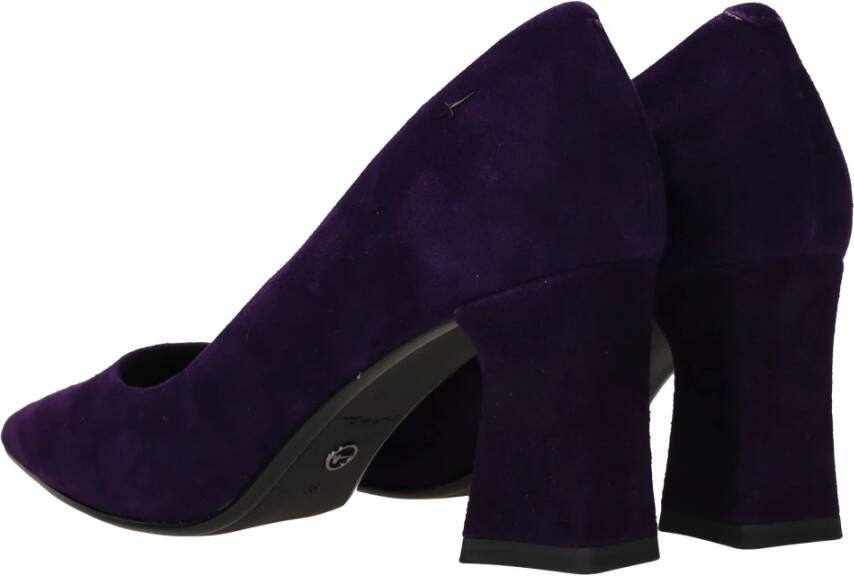 tamaris Paarse Suède Pumps Purple Dames