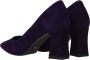 Tamaris Paarse Suède Pumps Purple Dames - Thumbnail 7