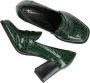 Tamaris Groene Krokodillenprint Pump Green Heren - Thumbnail 7