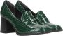 Tamaris Groene Krokodillenprint Pump Green Heren - Thumbnail 8