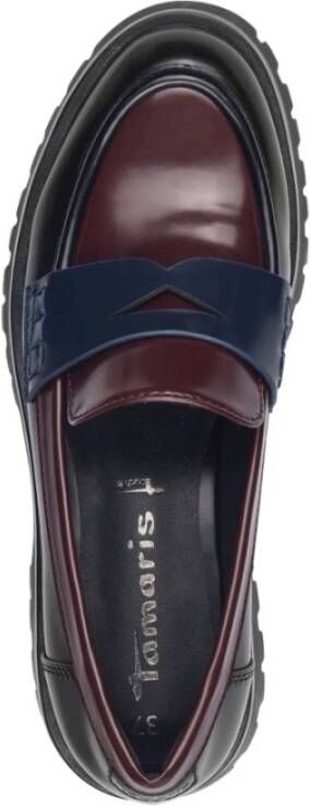 tamaris Rode Gesloten Loafers Red Dames