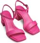 Tamaris Roze Open Platte Sandalen Vrouwen Pink Dames - Thumbnail 4