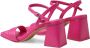 Tamaris Roze Open Platte Sandalen Vrouwen Pink Dames - Thumbnail 5