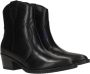 Tamaris Stevige Westernboot van Zwart Leer Black Dames - Thumbnail 17