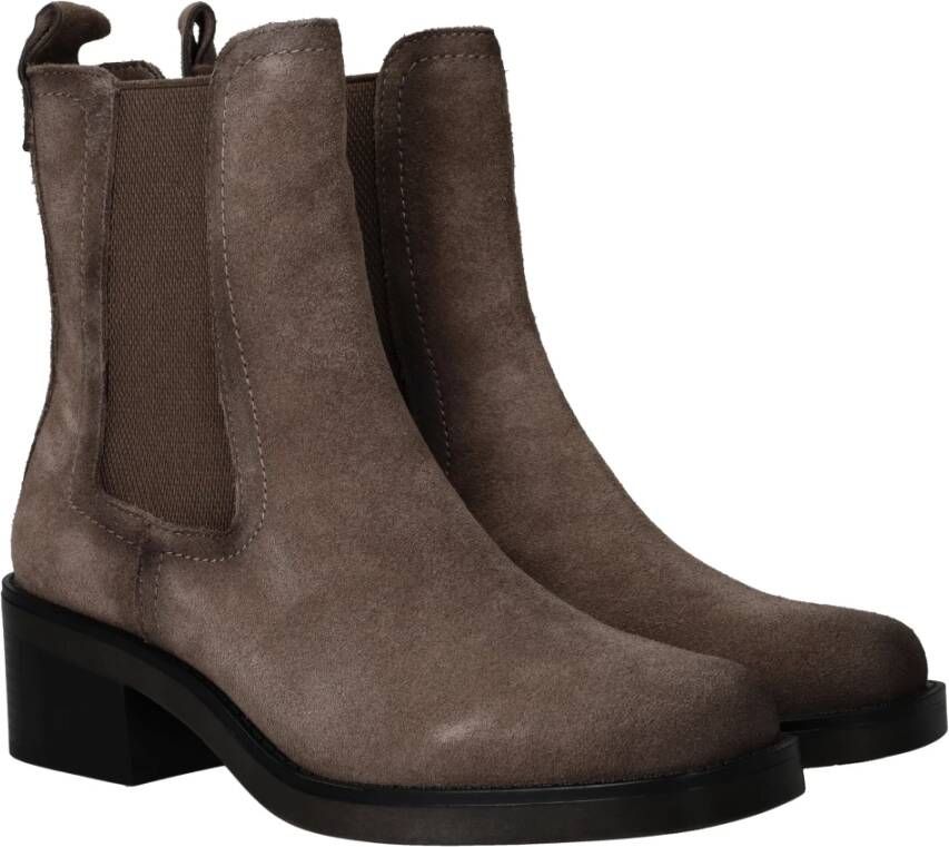 tamaris Stijlvolle Chelsea Boots in Taupe Beige Dames